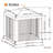 Sojag 10' x 10' Roma Fabric Soft-Top Gazebo Sun Shelter, Grey