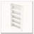 6-Tier  Library Bookshelf With Storage For Living Room, Office, Bedroom-1694071982-1694071968