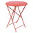 Bistro Round Metal Folding Outdoor Bistro Table With Umbrella Hole , in. W in. D-88354856-86001449
