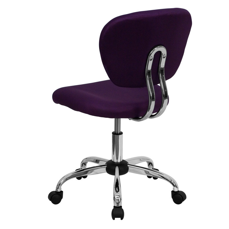 Chaise de bureau Beverly, Maille violet