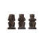 Ensemble de 3 statues Bluestone Wise Monkeys-298544909-298544910