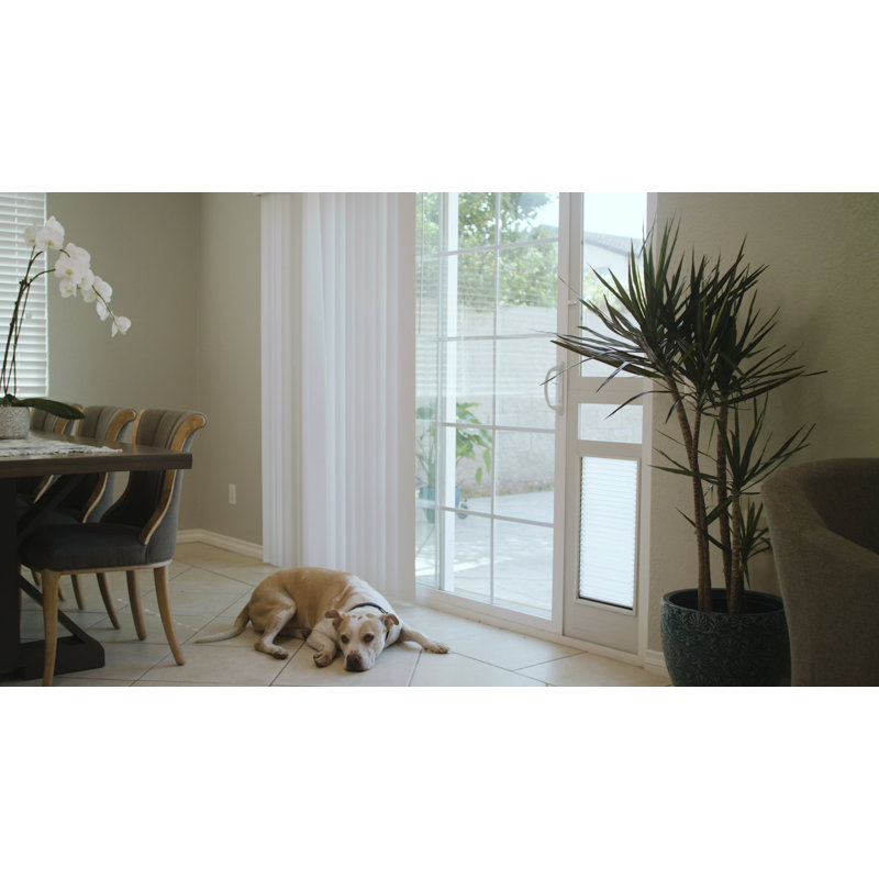 Porte coulissante en métal pour chien et chat, Extra Large (80.25" H x 18" W x 1" D)