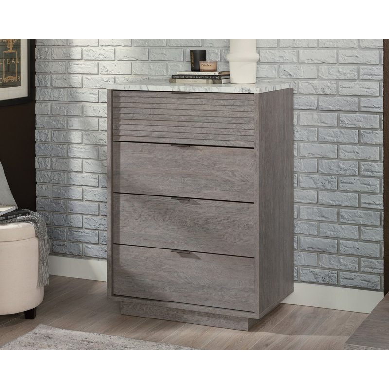 Commode de chambre contemporaine à 4 tiroirs East Rock