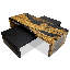 Rhesos Solid Wood Nesting Coffee Table