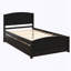 Lit plateforme simple avec deux tiroirs-1164494436
