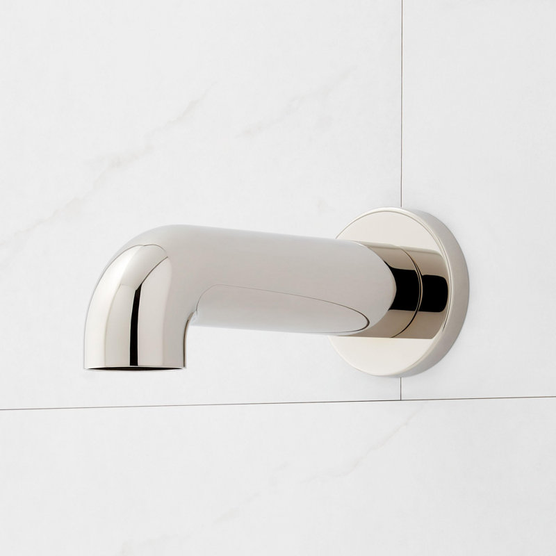 Lexia 7" Tub Spout, Polished Nickel