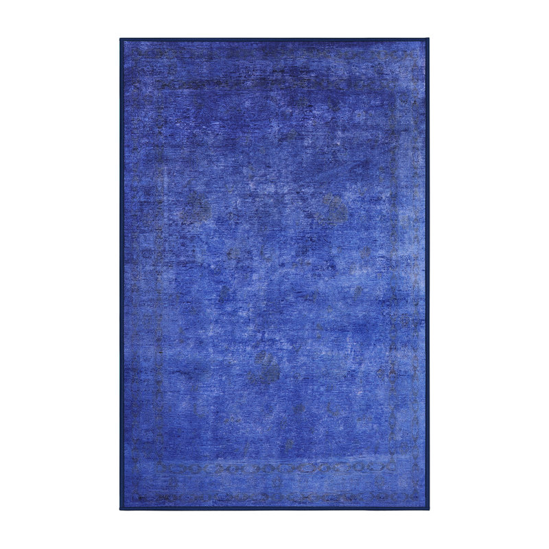 Tapis bleu Palazzo, Rectangle 7 pi x 10 pi