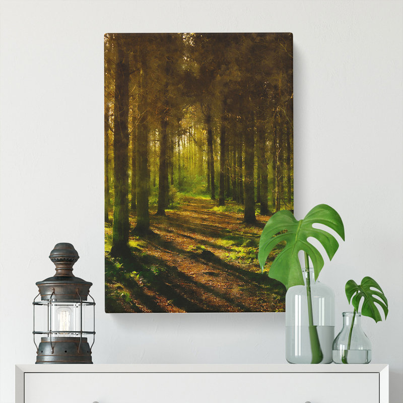 Sunlight Forest Vol.7 - Wrapped Canvas, 40cm H x 35cm W x 3cm D