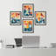 Reproduction de 4 pièces Mid-Century Mid-Century-90605250-90605251