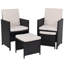 Huynh 150 - Person Patio Dining Set Umbrella Hole Included Rectangular Table with Cushions Included