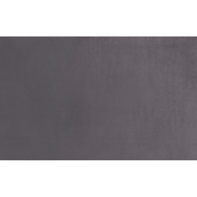 Pavlik Velvet Ottoman, Gray Velvet