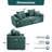 Modular Sofa Upholstered Sponge Foam Couch Loveseat-549065925