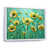 White Floater Framed