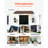 Awnings for Door Entrance, 39 x 59 in, Exterior Front Door Window Awnings with Drainage & Metal Bracket, Rain Snow Sun Protection, Overhang Polycarbonate Door Canopy for Porch Patio, Brown-123327067