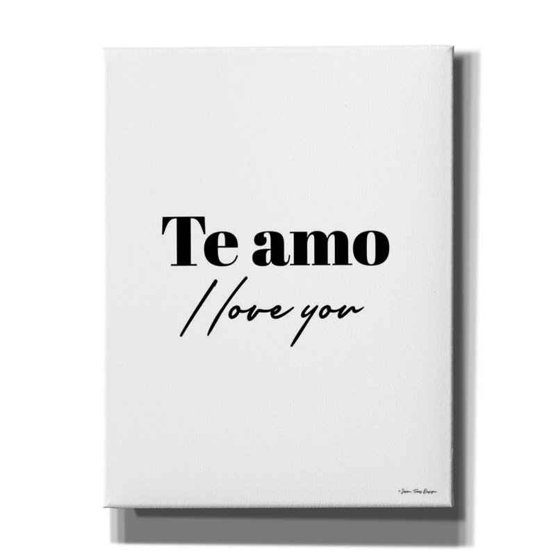 Art mural épique Graffiti «I love you in espagnol» par Seven Trees Design, 26 po x 34 po