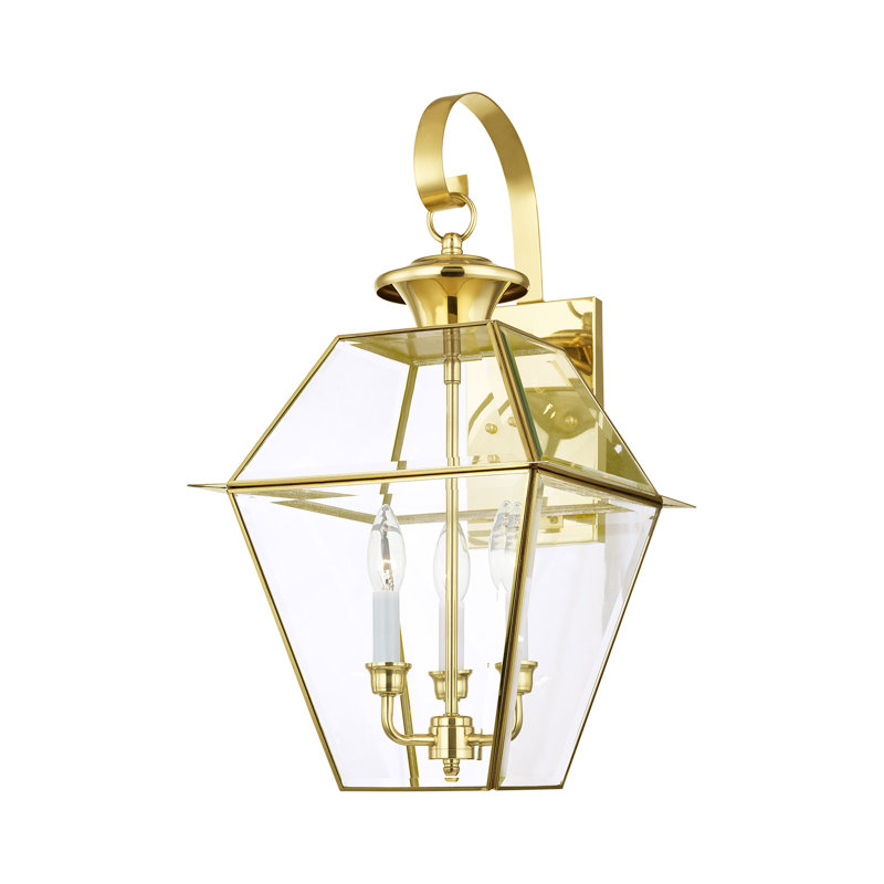 Boto Wall Light, Polished Brass