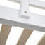 Lit mezzanine en bois avec garde-robe intégré et tablettes de rangement-26957011