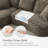Boneless Chaise Curved Corduroy Sectional Sofa, Extra Large Deep Seats, Modular Layout, No Assembly-329000109-329000104
