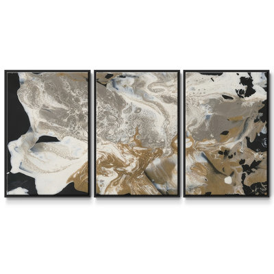 " White Mask I " 3 - Pieces