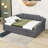 Basilina Full Size Upholstered Daybed with Trundle