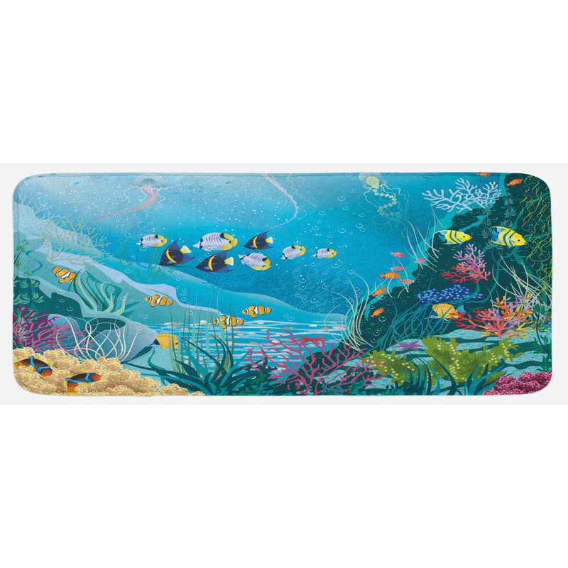 Tapis de cuisine fish