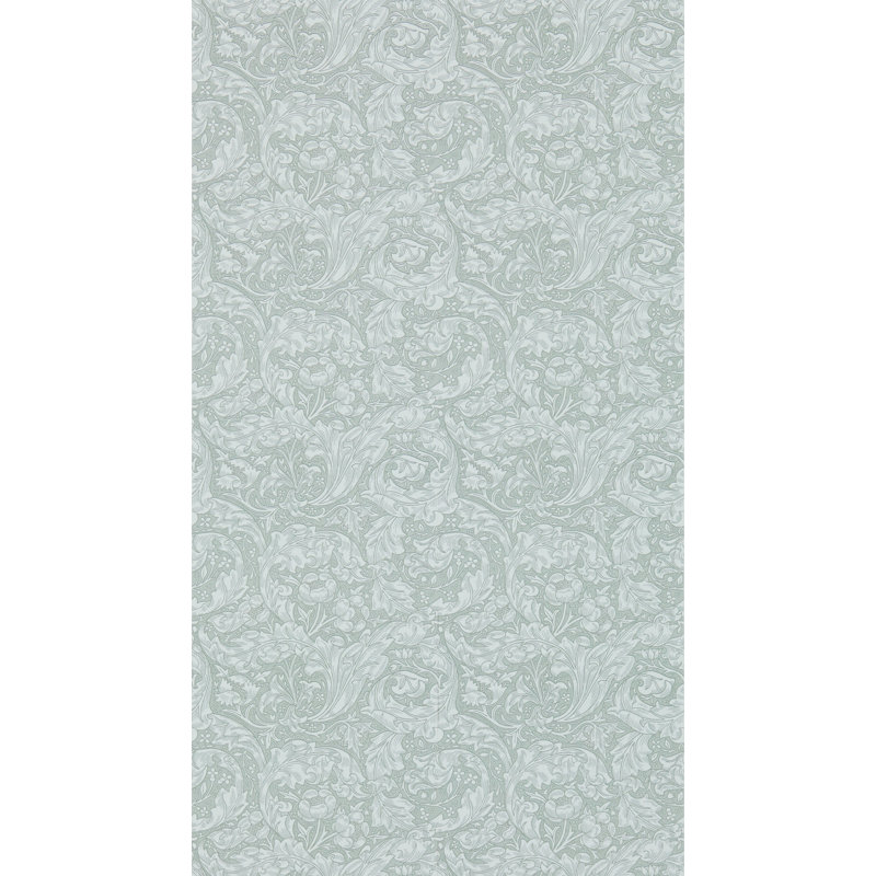 Bachelors Button Wallpaper, Silver