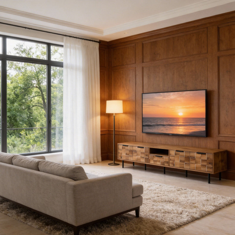 Meuble télé 70,8 po Mid-Century