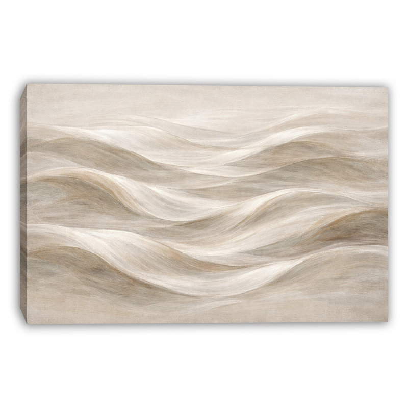 «Neutral Flow Lines», art mural sur toile tendue, H 30 po x l 40 po x P 1,5 po