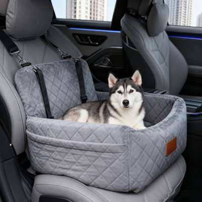 Lit de voiture détachable lavable pour chien, tapis de couchage portable doux pour animaux de compagnie
