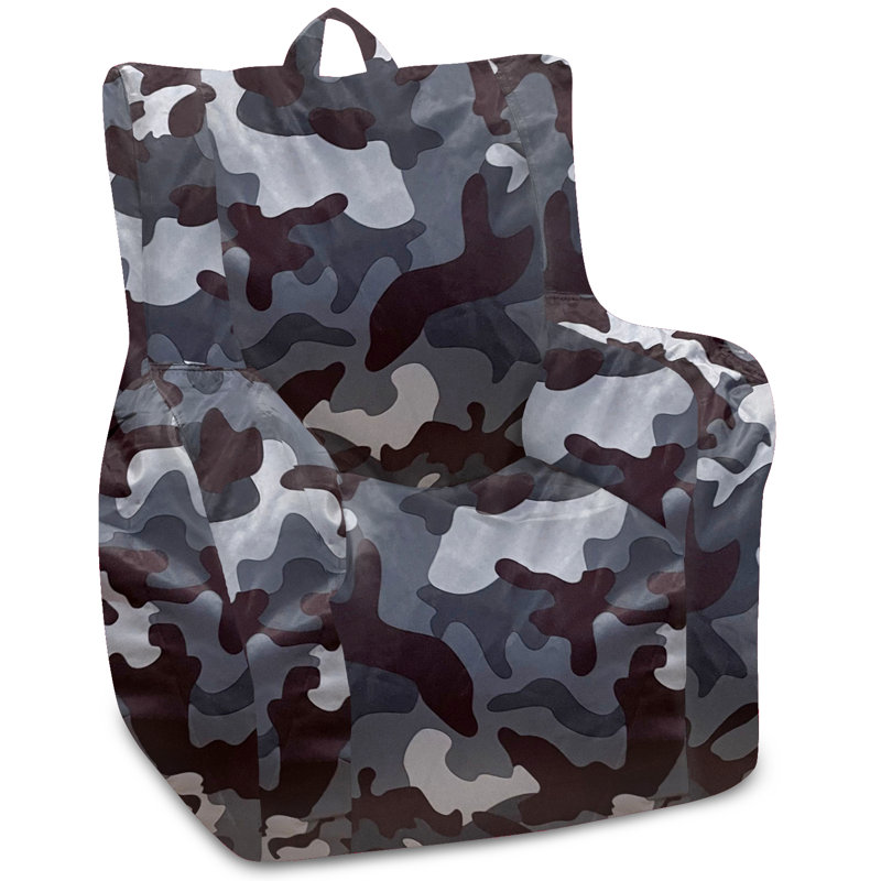 Bean Bag Chair Structured Seat for Toddlers and Kids, Comfy Chair for Gaming, Reading, and Watching TV for Children, Pasadena Chair, Multiple Colors and Fabrics