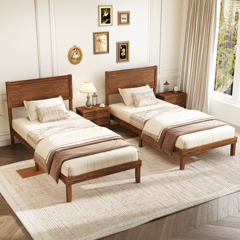 Solid Wood Bed