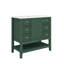 Ensemble de meuble-lavabo élégant 36 po avec une armoire et trois tiroirs-353614395