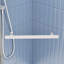 Porte de douche pivotante, avec verre trempé, cabine de douche néo-angle sans cadre