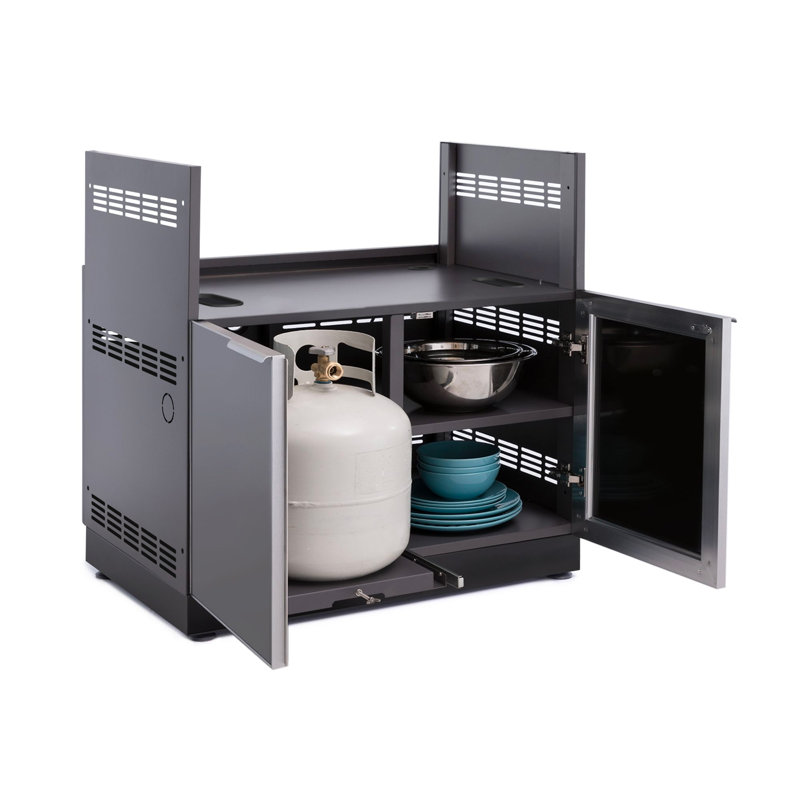 Armoire pour barbecue au gaz en acier inoxydable 36 po Classic Outdoor Kitchen