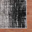 Tapis gris anthracite / ivoire lavable à la machine-1847161168