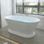Baignoire de trempage autoportante en acrylique 59 po. X 30 po.-81515716