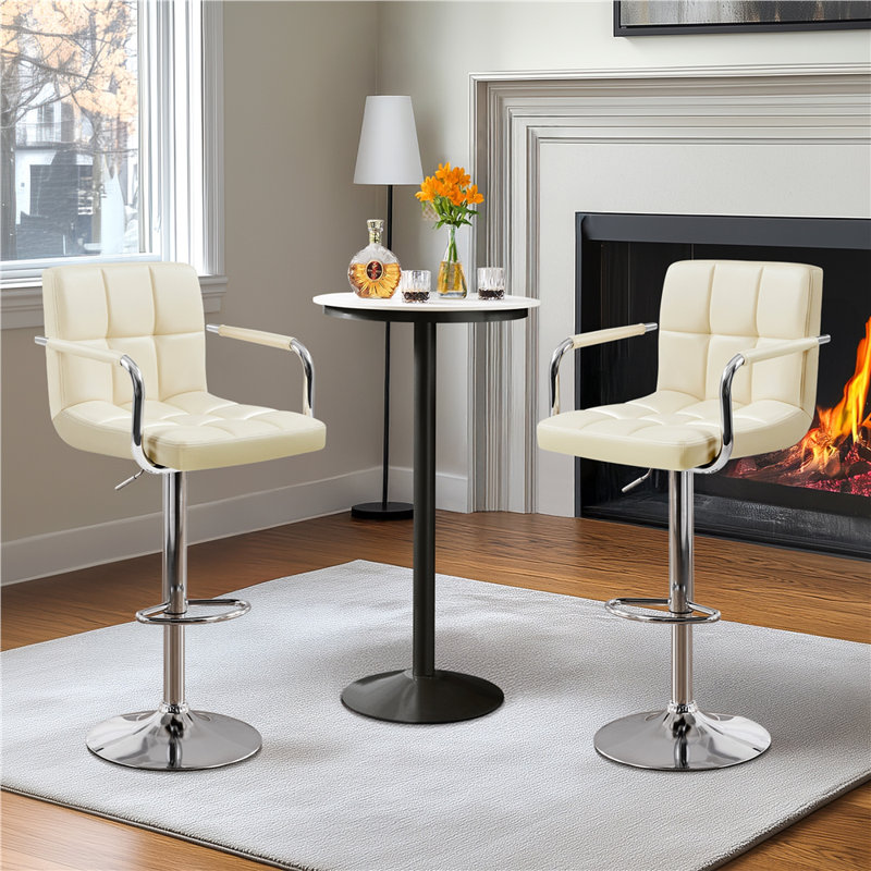 Tabouret de bar Pete, Beige