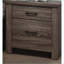 Rangement pour chambre à coucher 2 tiroirs Contemporary