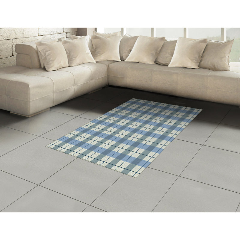 Tyra Plaid Hand Woven Area Rug, Rectangle 120 x 180cm