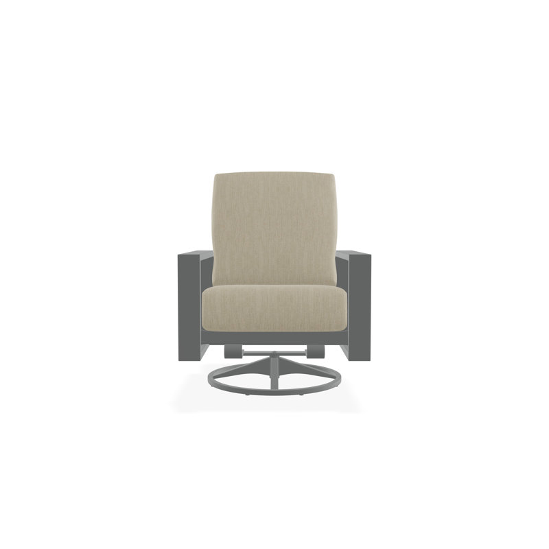 Larssen Deep Seating Cushion Swivel Rocker, Graphite, Huskie