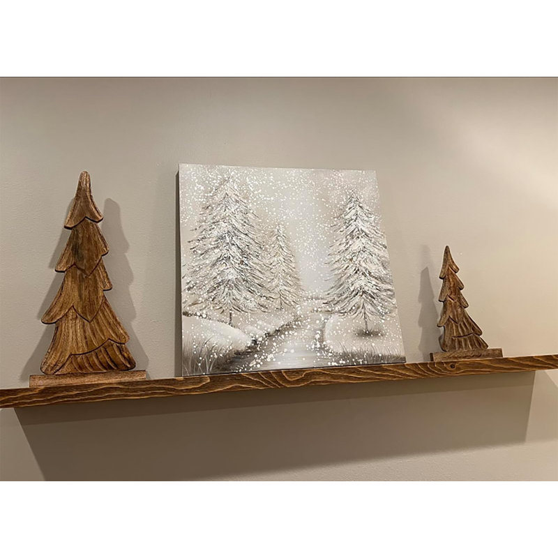 Devyn Pine, Black, 2" H x 48" W x 8" D