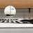 Nordby High-Low Geometric Arch Scandi Striped Black/White Rug-129807539