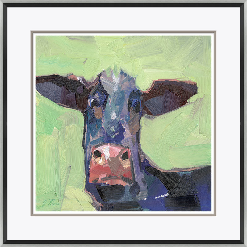Curious Cow Painting by Joseph Mota