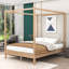 Wood Platform Bed with Slats Support-1049566799-1049566793