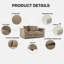 2 Seater Corduroy Sofa-1671396547