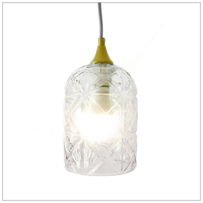 Crystal-Cut Glass And Pendant Lamp, Perfect For Adding Luxurious Ambiance To Modern Interiors