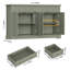 Buffet de 54 po Shondolyn avec tiroirs, armoires de rangement crédence (tablette réglable)-2000922949