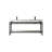 Funes 72'' Double Bathroom Vanity with Stone Top-92698137-92698140-92698141