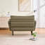 Canapé à deux places de style moderne avec accoudoirs confortables, coussins d'accoudoirs et poches de rangement, canapé à deux places profonds, canapé moderne confortable pour la chambre à coucher, les petits espaces, les appartements et le bureau-1912262075