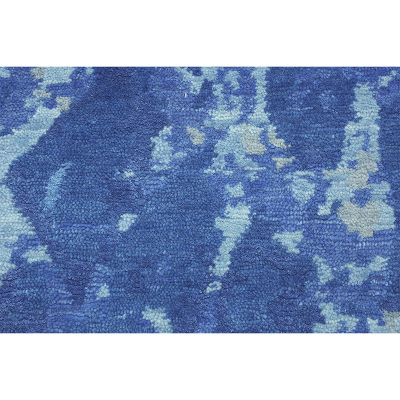 Hand Woven Wool Area Rug, Rectangle 8' x 10'